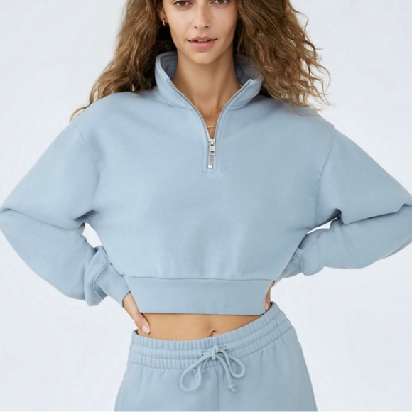 TNA Aritzia Cozy Fleece 1/4 Zip - Picture 5 of 5